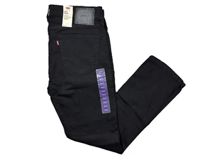 New Levi’s 511 Slim Fit Stretch Jeans Black Sits below Waist Men’s Size 36x32 - Picture 1 of 13
