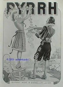 PUBLICITE BYRRH AIDE A EMBELLIR LA VIE SIGNE LEONNEC DE 1939 FRENCH AD ART DECO - Imagen 1 de 1