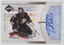 2011-12 Limited Crease Cleaners Signatures /91 Jonas Hiller #10 Auto