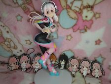 Super Sonico Concept Figure Rider Suits And Strap Rubber Keychain