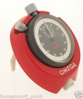 OMEGA STOPPUHR - 60SEK, 1/20SEK TEILUNG, 60 MINUTEN; ROTES ÜBERGEHÄUSE - 1970er