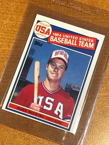 1985 Topps #401 Mark McGwire Baseball USA RC Rookie MM4 - Bild 1 von 3