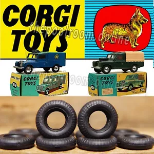 CORGI TOYS TYRES - 17MM ROUND TREAD X 20 - Picture 1 of 1