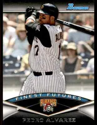 2011 Bowman Finest Futures Pedro Alvarez Pittsburgh Pirates #FF9 - Image 1 of 2