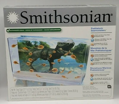 Smithsonian Monstruos Prehistóricos Acuario Triops Huevos Comida Nuevo en Paquete 52041  Foto 1 de 4