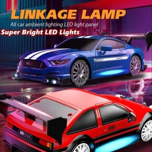1:24 High Speed RC Drift Vehicle Cars Mustang 4WD Remote Control Racing Car Gift - Picture 1 of 10