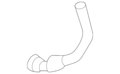 Manguera de refrigerante radiador motor Super Duty original Ford 2017-2024 F-350 HC3Z8C289B Foto 1 de 2