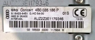 VW AUDI RADIO CODE - ALL MODELS %100 GUARANTEE - Image 1 of 3