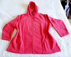 Kuschelig warme Stretch Fleecejacke von Land's End Gr. 56 / 58 Übergrösse - Bild 1 von 6