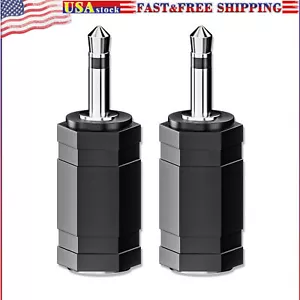 Adattatore Mono a Stereo 3,5mm Mono Maschio Spina a 1/8" TRS Stereo Femmina Jack - Foto 1 di 8