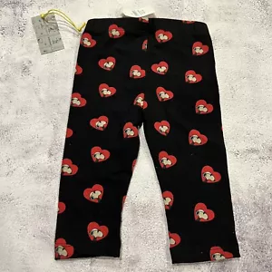 Leggings BABY GAP x PEANUTS Snoopy Corazones Rojos Amor VALENTÍN DÍA 12-18M Nuevos - Imagen 1 de 4