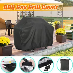 Cubierta para parrilla, cubierta impermeable para barbacoa resistente a los rayos UV cubierta para parrilla de gas para exteriores - Imagen 1 de 9