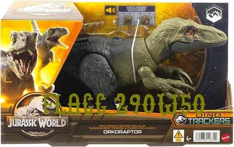 Jurassic World 2023 ORKORAPTOR DINOSAUR Dino Trackers Wild Roar Sounds NEW!! Cover