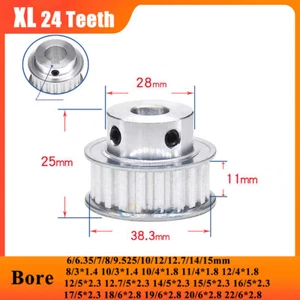 XL 24 dientes correa de distribución polea diámetro de rueda síncrono 6-22 mm para correa de 10 mm de ancho - Imagen 1 de 34