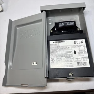 Mars Trennschalter 80315 Außengehäuse 60 Ampere 240 Volt AC 1 Phase 10H - Bild 1 von 6