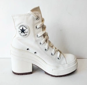 Converse All Star Chuck 70 de Luxe Plateau Absatz Sneaker Schuhe Damen 6 weiß - Bild 1 von 10