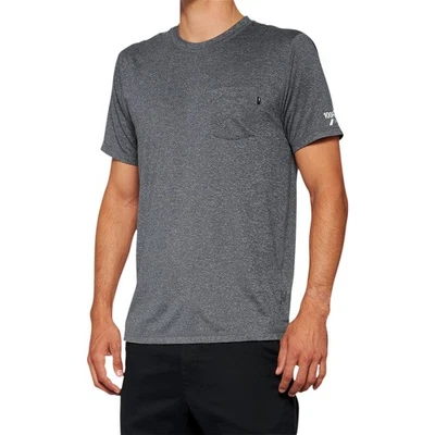 100% Mission Athletic T-Shirt - Charcoal - Large 20014-00012 - Image 1 of 4