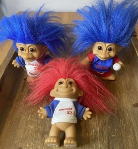 RUSS TROLLS ⚾️ BASEBALL TEAM MLB SPIELER - CHICAGO CUBS !!! 3 TROLLE! SO SÜSS! ❤️ - Bild 1 von 13