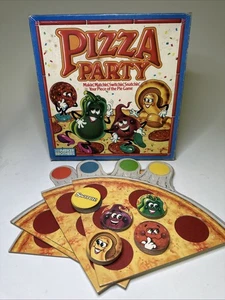 Pizza Party de Parker Brothers Juego de Mesa Vintage Falta Dos Toppings - Imagen 1 de 4