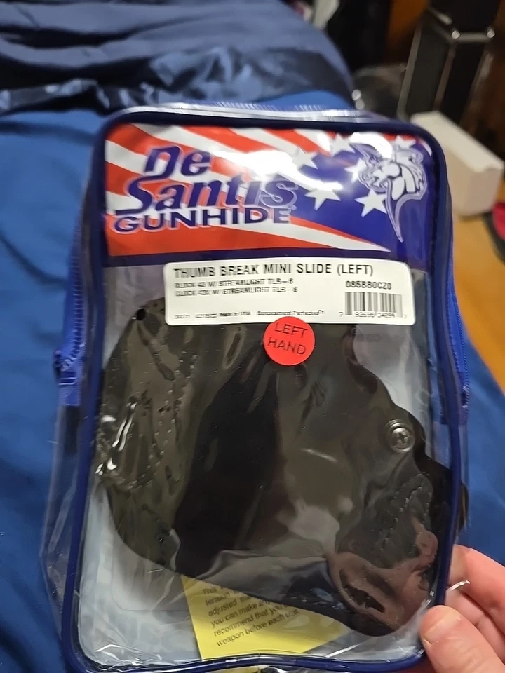 Desantis. Thumb Break Mini Slide Glock 43x  With Tlr-6 Left Handed  - Image 1 of 4