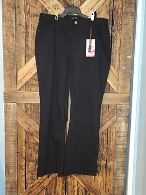 Womens Hot Kiss Size 20 Low Rise Flare Black - Image 1 of 4