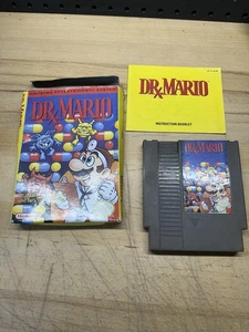 Dr. Mario Nintendo NES CIB komplett mit Handbuch starke Gebrauchsspuren - Bild 1 von 3