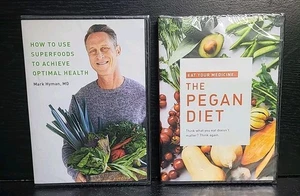 Dr Mark Hyman Eat Your Medicine Pegan Diet Superfoods & SuperFoods ~ 2 DVD Lot - Bild 1 von 3