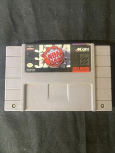 NBA Jam (Nintendo SNES, 1994) Video Game Authentic Cartridge Only - Picture 1 of 4