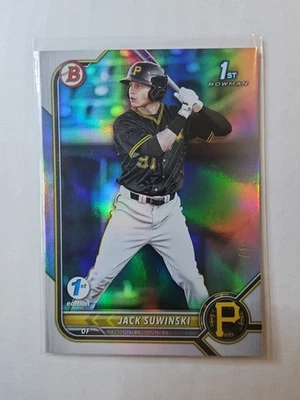 2022 Bowman 1st Edition Platinum Foil 1/1 Jack Suwinski #BPPF-84 Rookie RC - Image 1 of 2