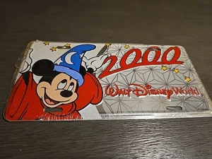 Walt Disney World - The Sorcerer's Apprentice (MICKEY) 2000 Metal License Plate - Picture 1 of 5