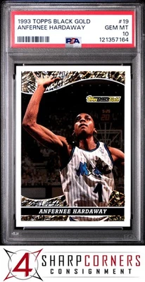 1993 TOPPS BLACK GOLD #19 ANFERNEE PENNY HARDAWAY RC PSA 10 - Image 1 of 3