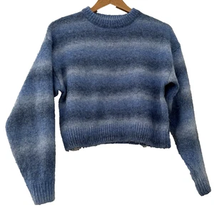 H&M.  JERSEY HIPPY BO HO TEJIDO MULTI RAYAS AZUL.  TALLA XS - Imagen 1 de 3