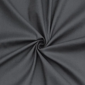 Luxury Grey Cotton Linen Lycra Fabric | Men’s Suiting & Formal Wear Material - Picture 1 of 9