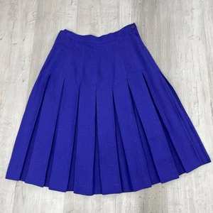 Falda de Colección SK & Company Plisada Púrpura Fluida Ligera Hasta la Rodilla 8 - Imagen 1 de 8