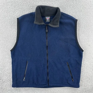Vtg Colorado Timberline Authentic Mens X-Large Blue Fleece Zip Up Fleece 90s EUC - Picture 1 of 12