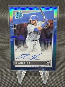 Donruss Optic Edwin Rios 2020 clasificación Rookie Signatures verde azulado automático/35 #RRS-ER - Imagen 1 de 3