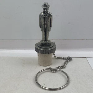 Jack Daniels Weinflasche Korken Stopfen Zinn Limited Edition Figur alt Nr. 2 - Bild 1 von 7