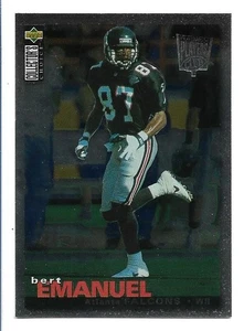 Bert Emanuel 1995 Collector's Choice Platinum Players Club #132  Atlanta Falcons - Bild 1 von 2