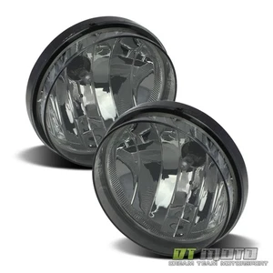 Smoke 07-13 Sierra Pickup Truck Bumper Fog Driving Lights Lamps Left+Right Pair - Picture 1 of 4