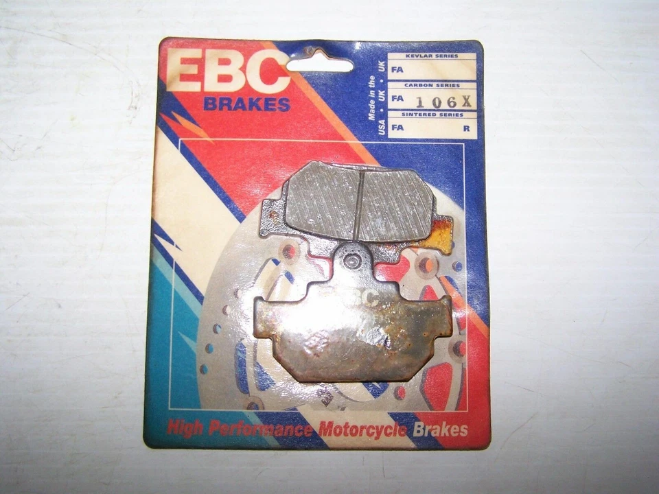 Pastillas de freno orgánicas estándar EBC BRAKES EBC FA106X Foto 1 de 4