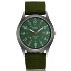 Men Military Army Mens Date Canvas Strap Analog Quartz Sport Wrist Watch Gifts