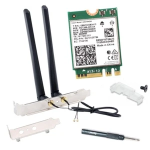 Adaptador M.2 Wifi 6e para mini kit de escritorio Intel AX210 tarjeta wifi de red inalámbrica - Imagen 1 de 18