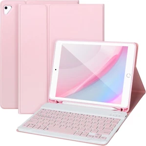 Ipad Keyboard Case 9.7’’ for Ipad 6Th Gen 2018,Ipad 5Th Gen 2017,Bluetooth Keybo - Picture 1 of 12