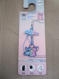 DISNEY LILO & STITCH PHONE CHARM BAG BACKPACK KEYRING CHARM NEW selfie pals - Picture 1 of 3