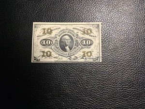 10 Cent Fractional Currency Fr1256 High Grade Choice AU Nice Original  - Picture 1 of 4