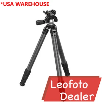 Leofoto SA-364CX+MH-50X Arca & Picatinny Clamp Tripod with Dynamic Ball Head Set - Image 1 of 4