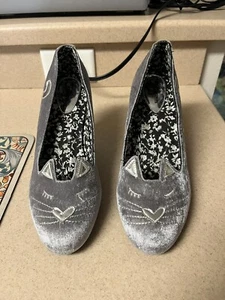 NEW Joe Browns Cat Heels w Metallic Detailing Size: 10 Wide - Picture 1 of 10