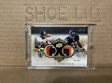 2008 Exquisite Collection Patch Combos Gold Holofoil Walter Payton Matt Forte 15