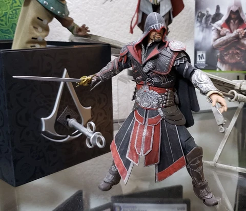 NECA Player Select Assassins Creed Brotherhood - Ezio Ebony Assassin Figure Cover