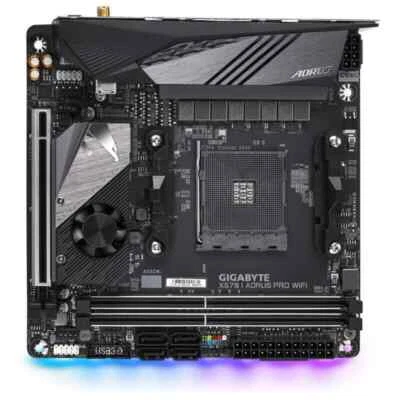 Gigabyte X570 I AORUS PRO WIFI AMD X570 Socket AM4 DDR4 M.2 Mini-ITX Motherboard - Image 1 of 4